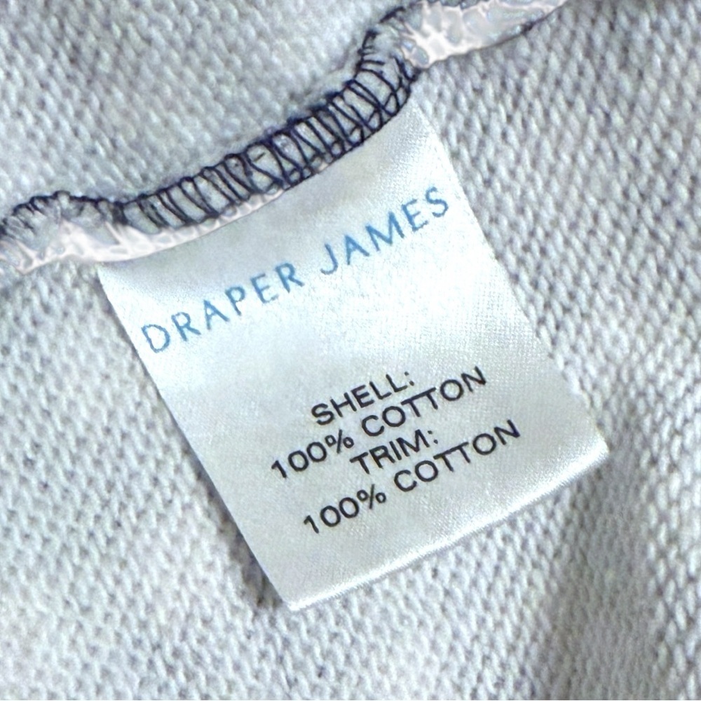 Draper James Black White Gingham Long Sleeve Cotton Nightgown Size S - Picture 5 of 6